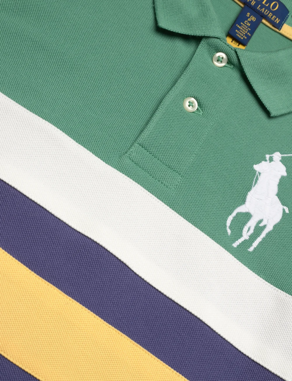 Ralph Lauren Kids - 20/1 MESH-SSKCBIGPPM1-KN-PSH - kurzärmelig - fairway green mul - 2