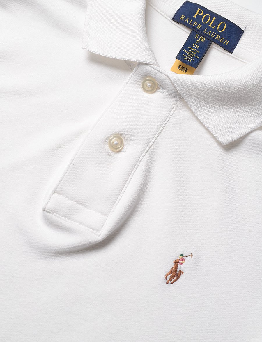Ralph Lauren Kids - Soft Cotton Polo Shirt - kortärmade pikéer - white - 2