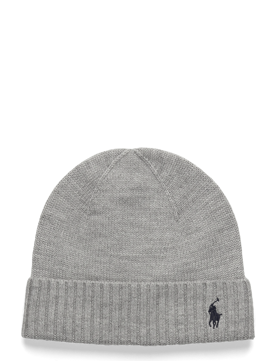 Ralph Lauren Kids - 2/30 MERINO WL RWS-HAT-AC-HAT - beanies - golf light grey h - 0