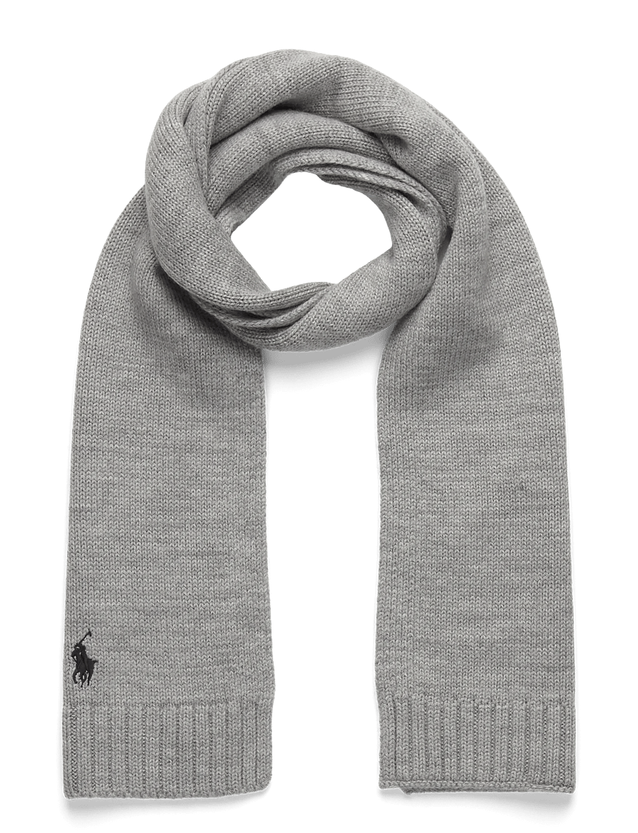 Ralph Lauren Kids - 2/30 MERINO WL RWS-SCARF-AC-SCF - winteraccessoires - golf light grey h - 0