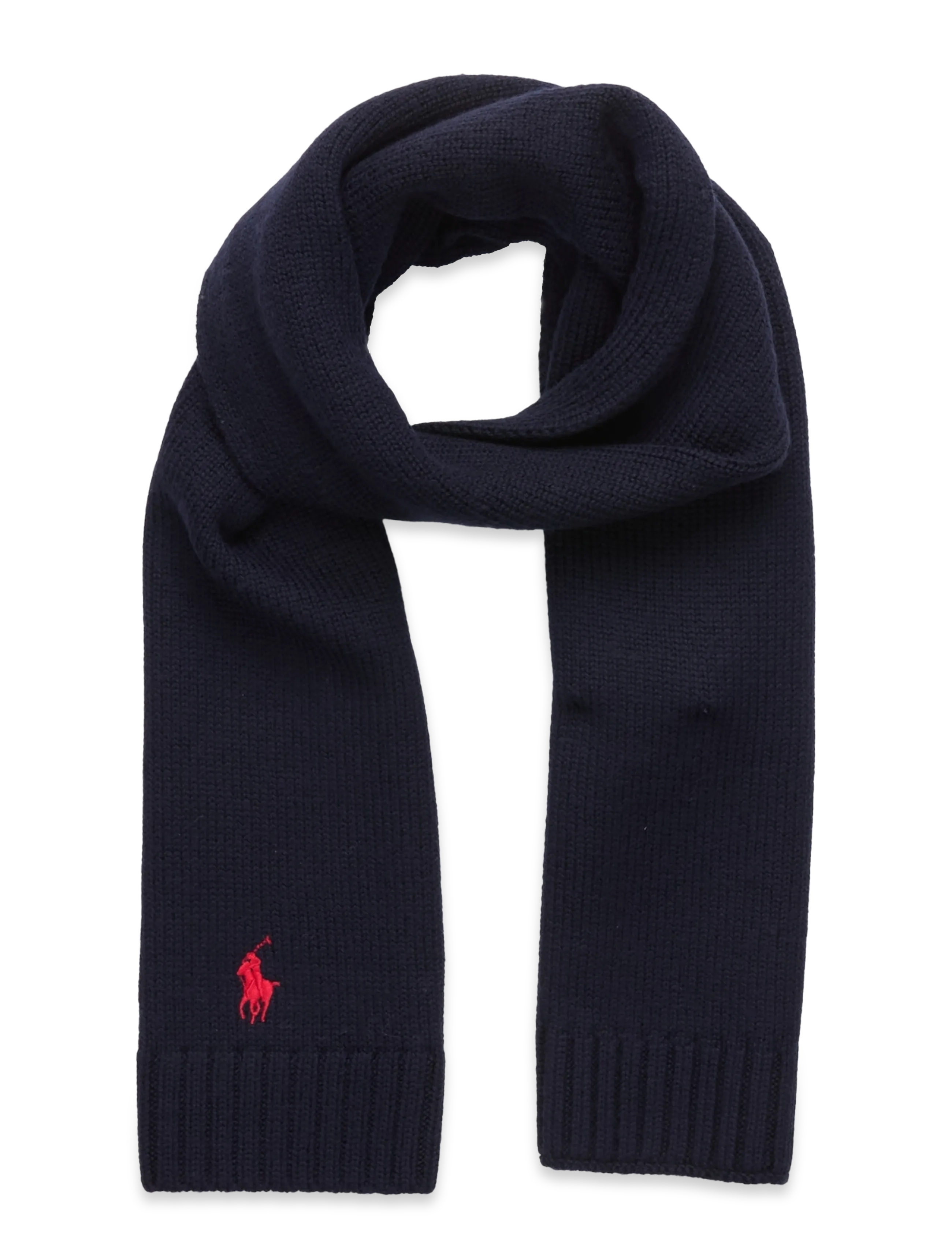 Ralph Lauren Kids 2/30 Merino Wl Rws-Scarf-Ac-Scf, S/M, Scarves & Neckwarmers, Marineblau - Scarves, Kinder