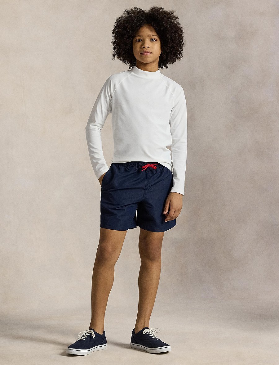 Ralph Lauren Kids - RECYCLED POLYESTER-TRAVLR SHORT-SW- - ujumispüksid - newport navy - 0