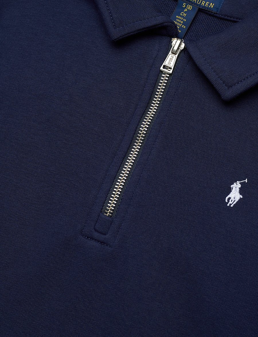 Ralph Lauren Kids - French Terry Collared Sweatshirt - newport navy/c173 - 2