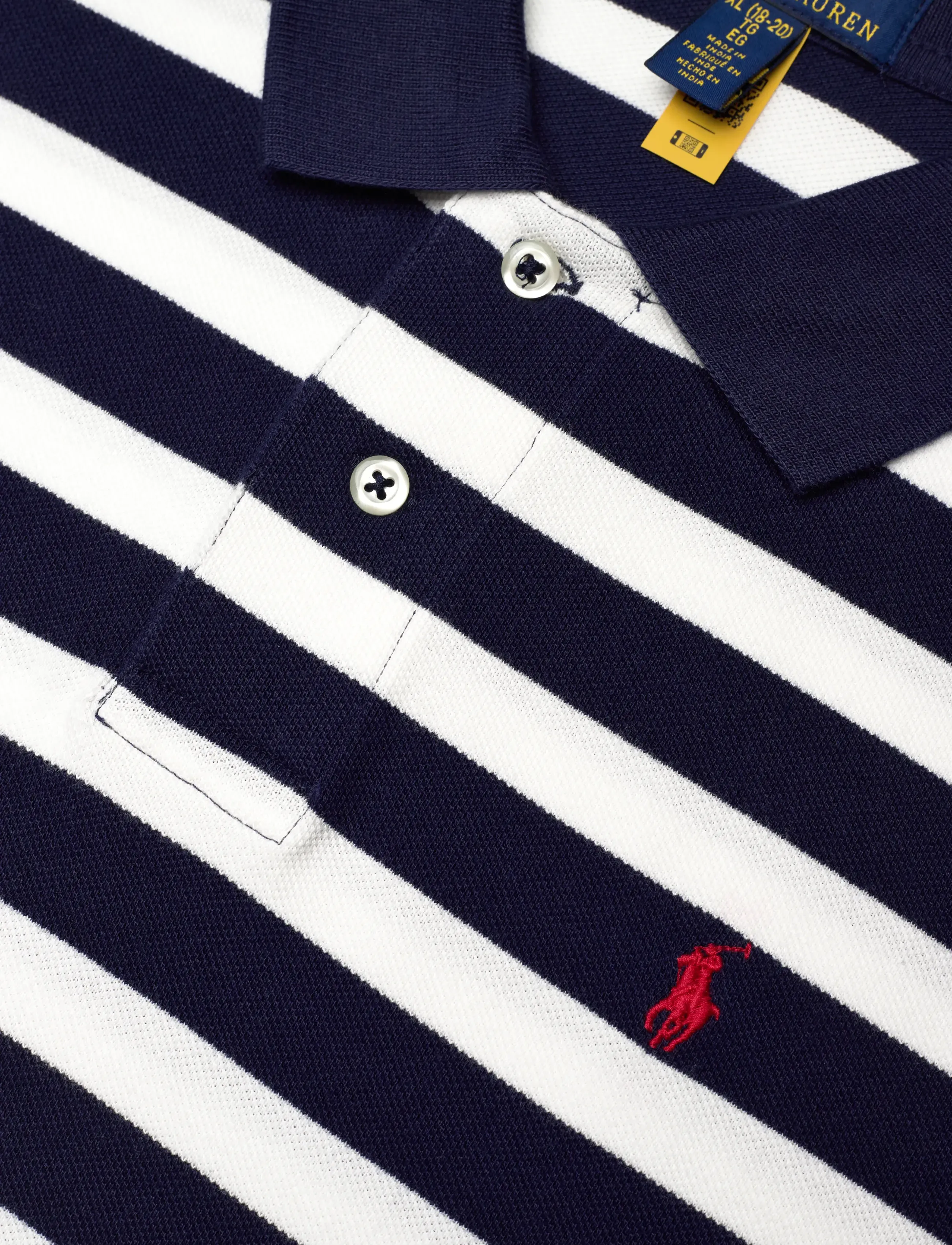 Ralph Lauren Kids - 20/1 YD MESH-SSKCM6-KN-PSH - newport navy/pape - 2