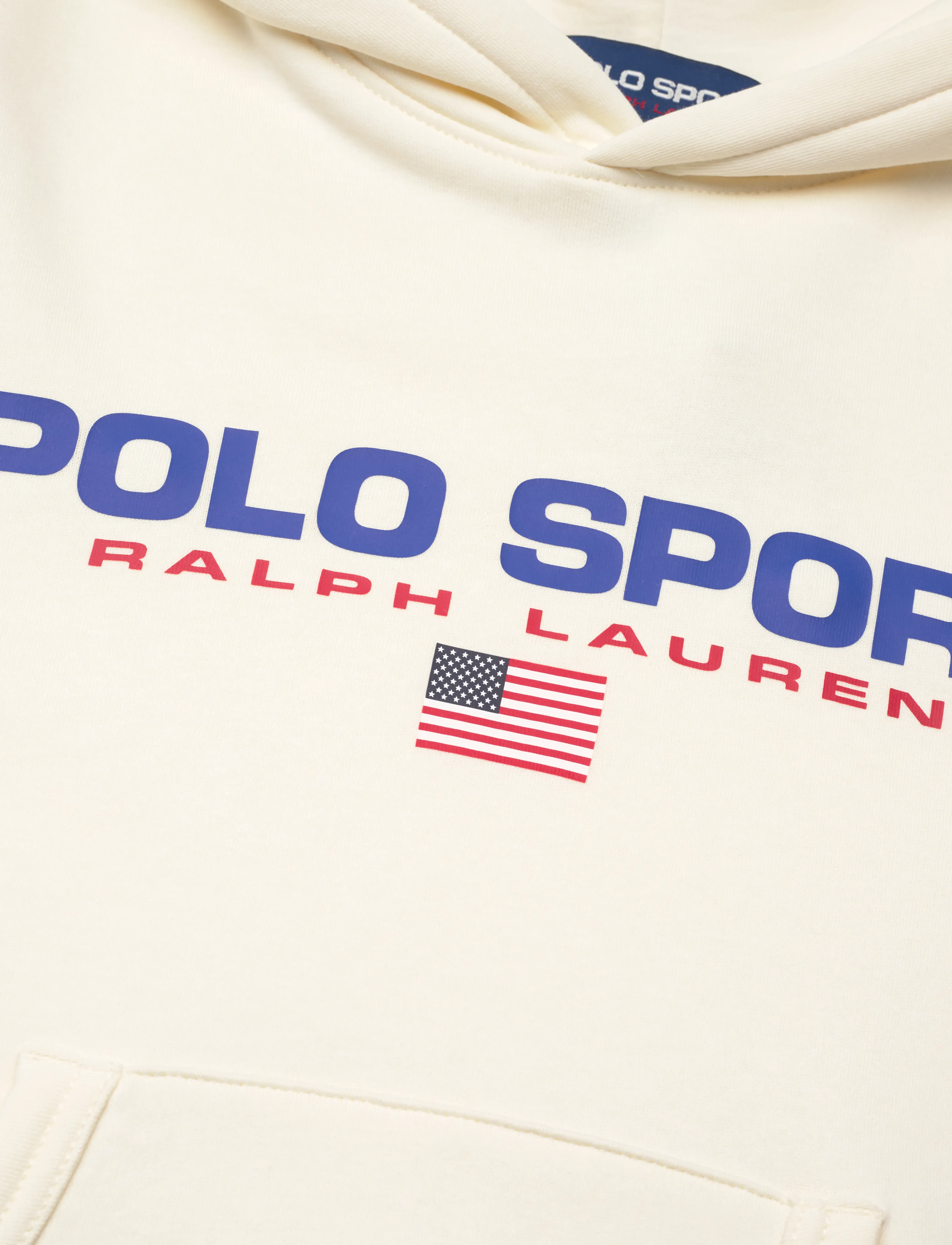 Ralph Lauren Kids - GRAPHIC FLEECE-LS PO HOOD-KN-SWS - clubhouse cream - 2
