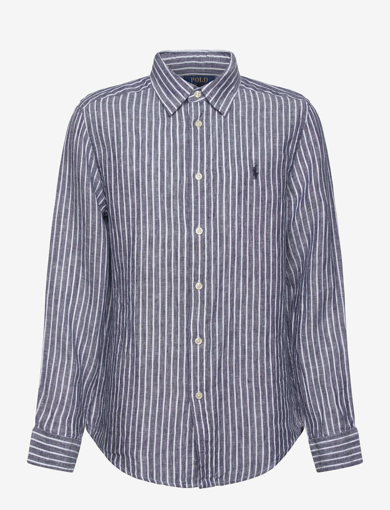 Ralph Lauren Kids - Striped Linen Shirt - 6635a newport nav - 0