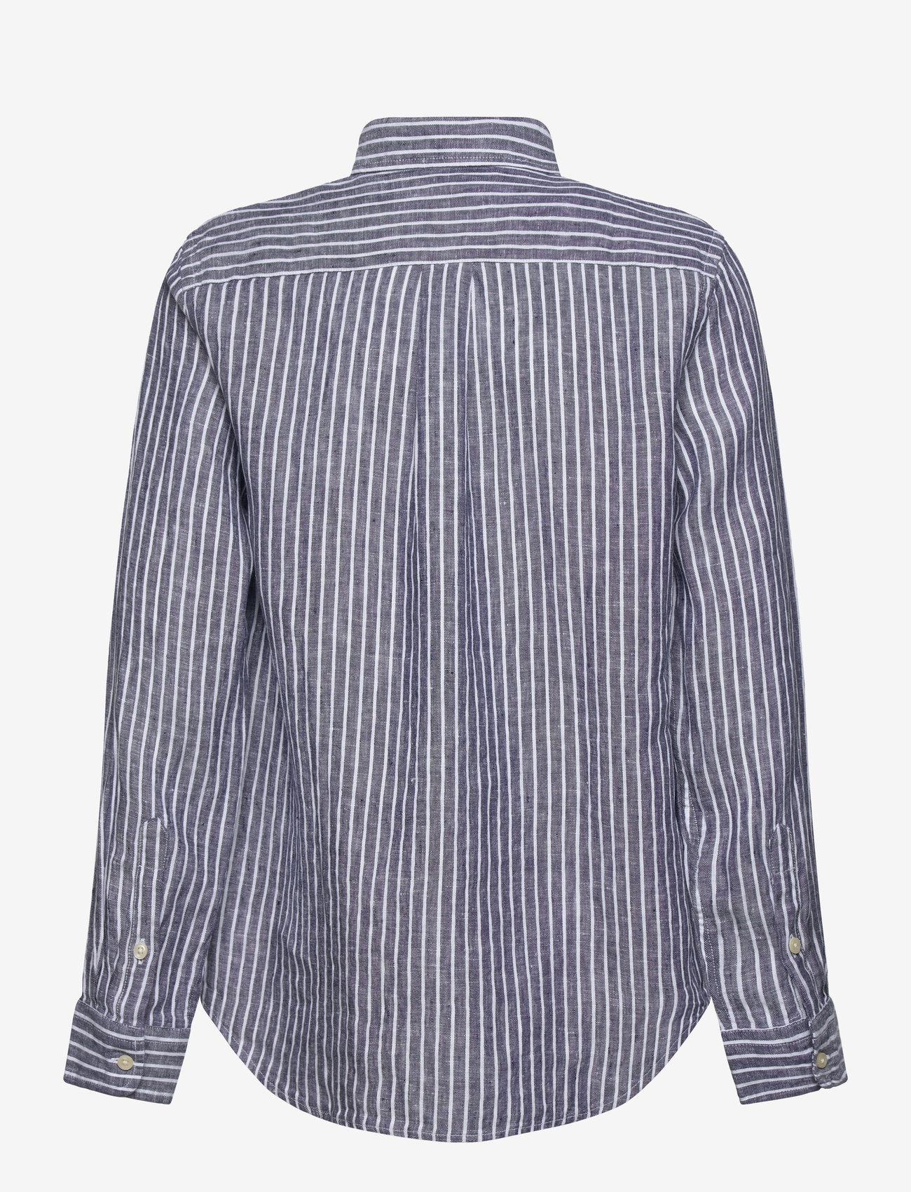 Ralph Lauren Kids - Striped Linen Shirt - 6635a newport nav - 1