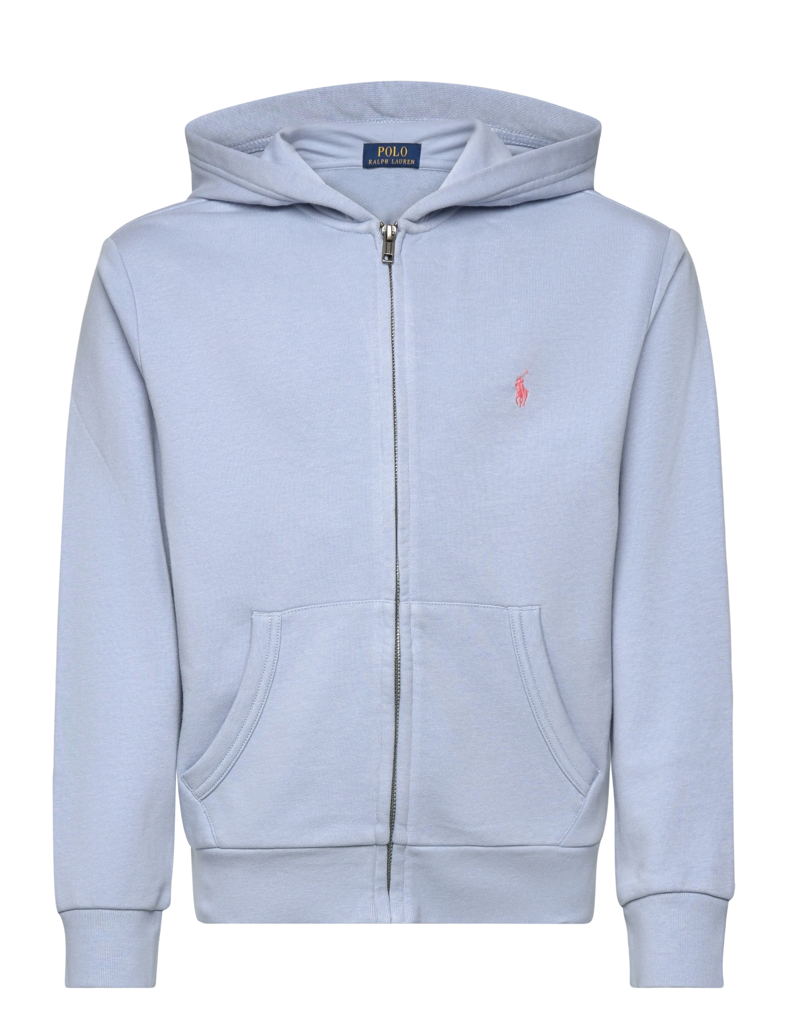 French Terry Full-Zip Hoodie - ESTATE BLUE