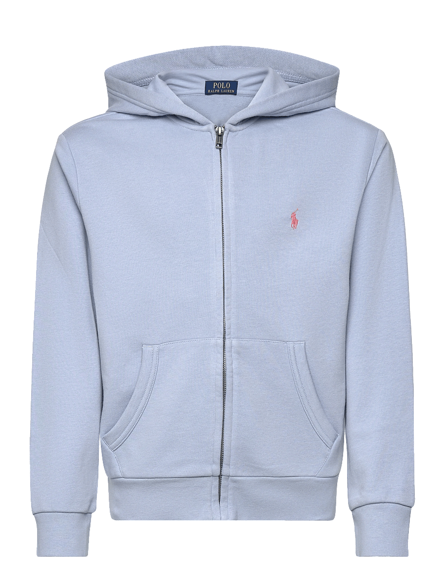 Ralph Lauren Kids - French Terry Full-Zip Hoodie - kapuutsiga pusad - estate blue - 0