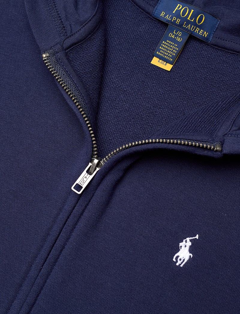 Ralph Lauren Kids - French Terry Full-Zip Hoodie - kapuutsiga dressipluusid - newport navy/c173 - 2