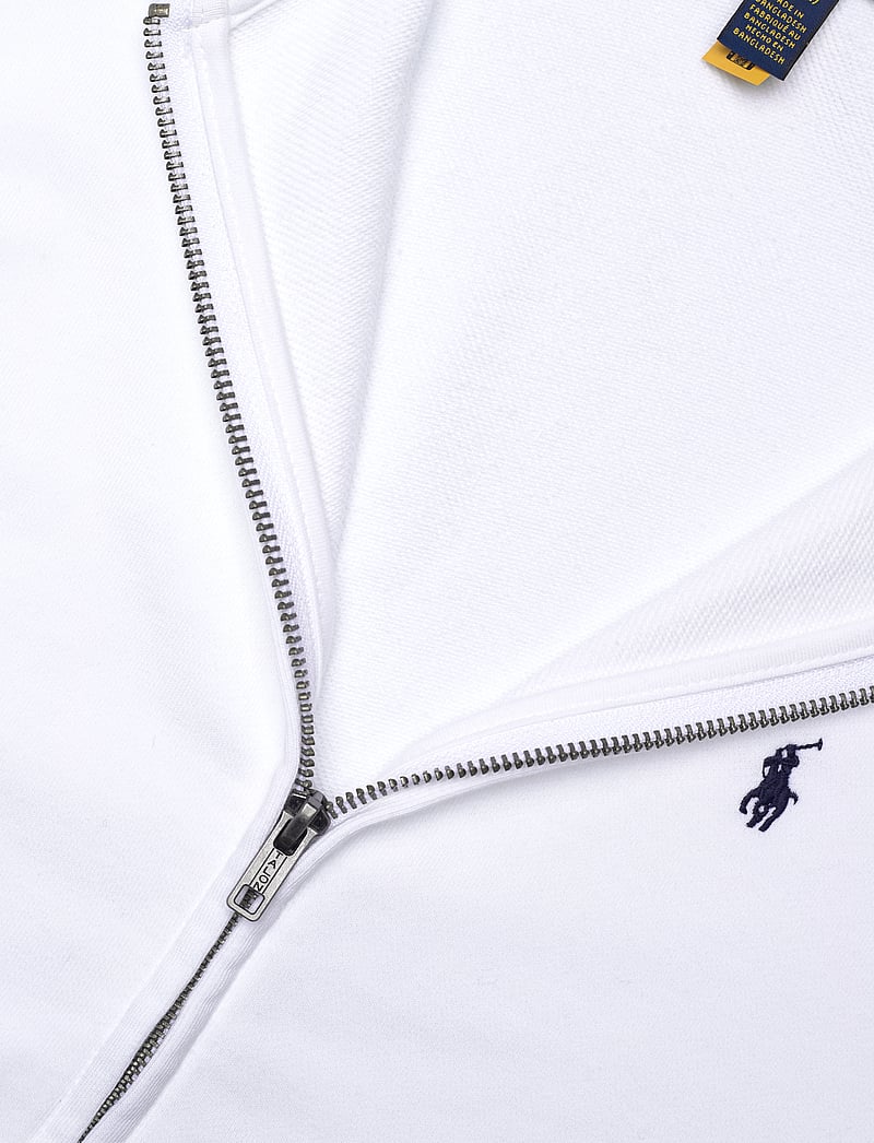 Ralph Lauren Kids - French Terry Full-Zip Hoodie - kapuutsiga dressipluusid - white/c7927 - 2