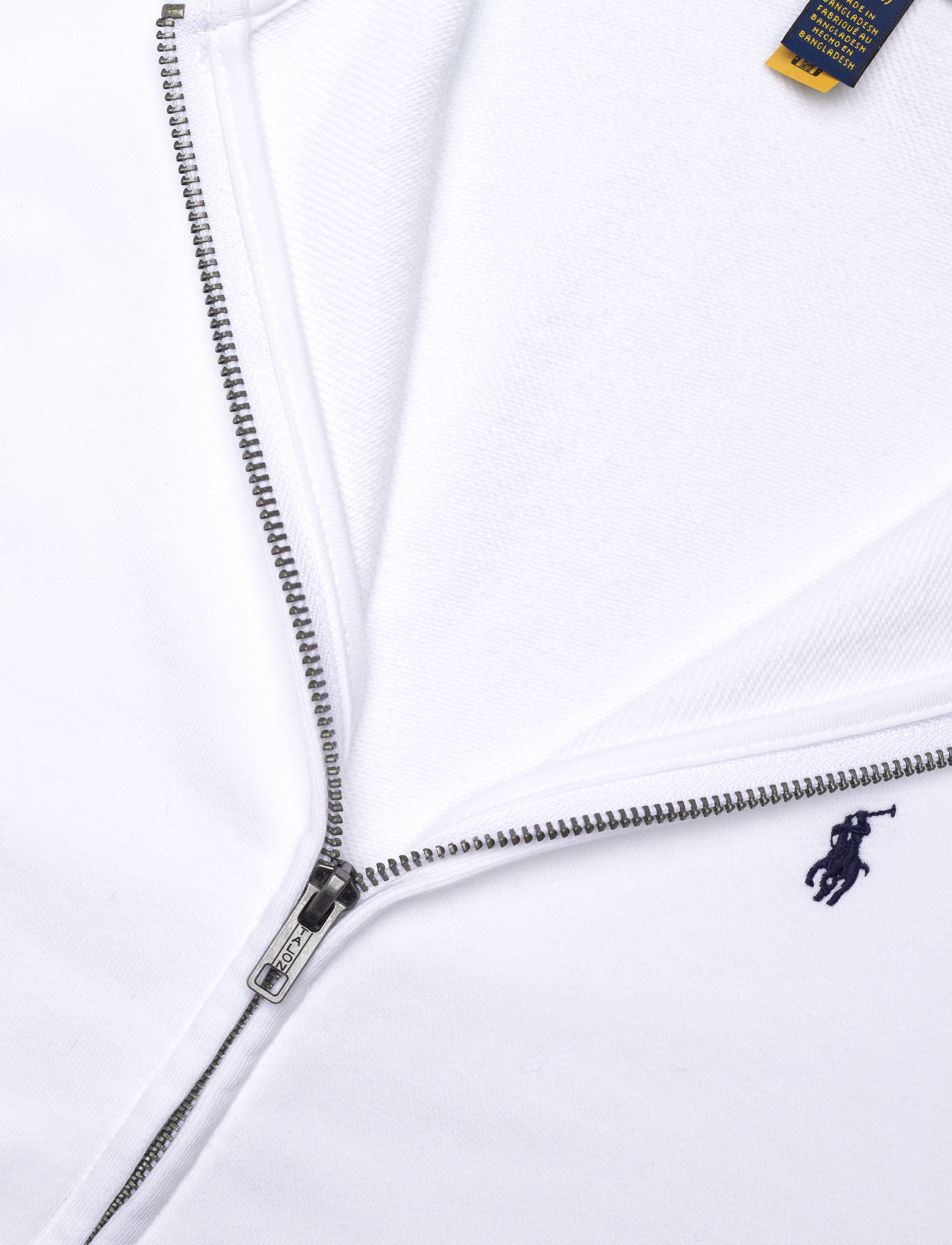 Ralph Lauren Kids - French Terry Full-Zip Hoodie - hoodies - white/c7927 - 2