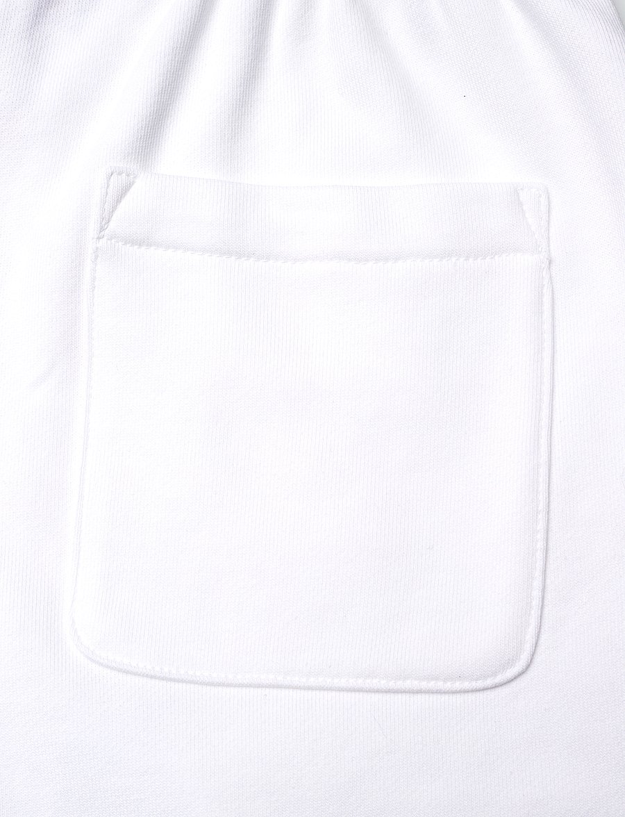 Ralph Lauren Kids - French Terry Drawstring Short - collegeshortsit - white/c7927 - 4