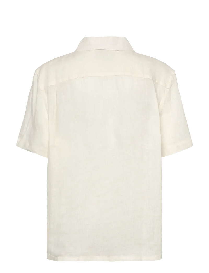 Ralph Lauren Kids - Linen Camp Shirt - kurzärmlige hemden - nevis - 1