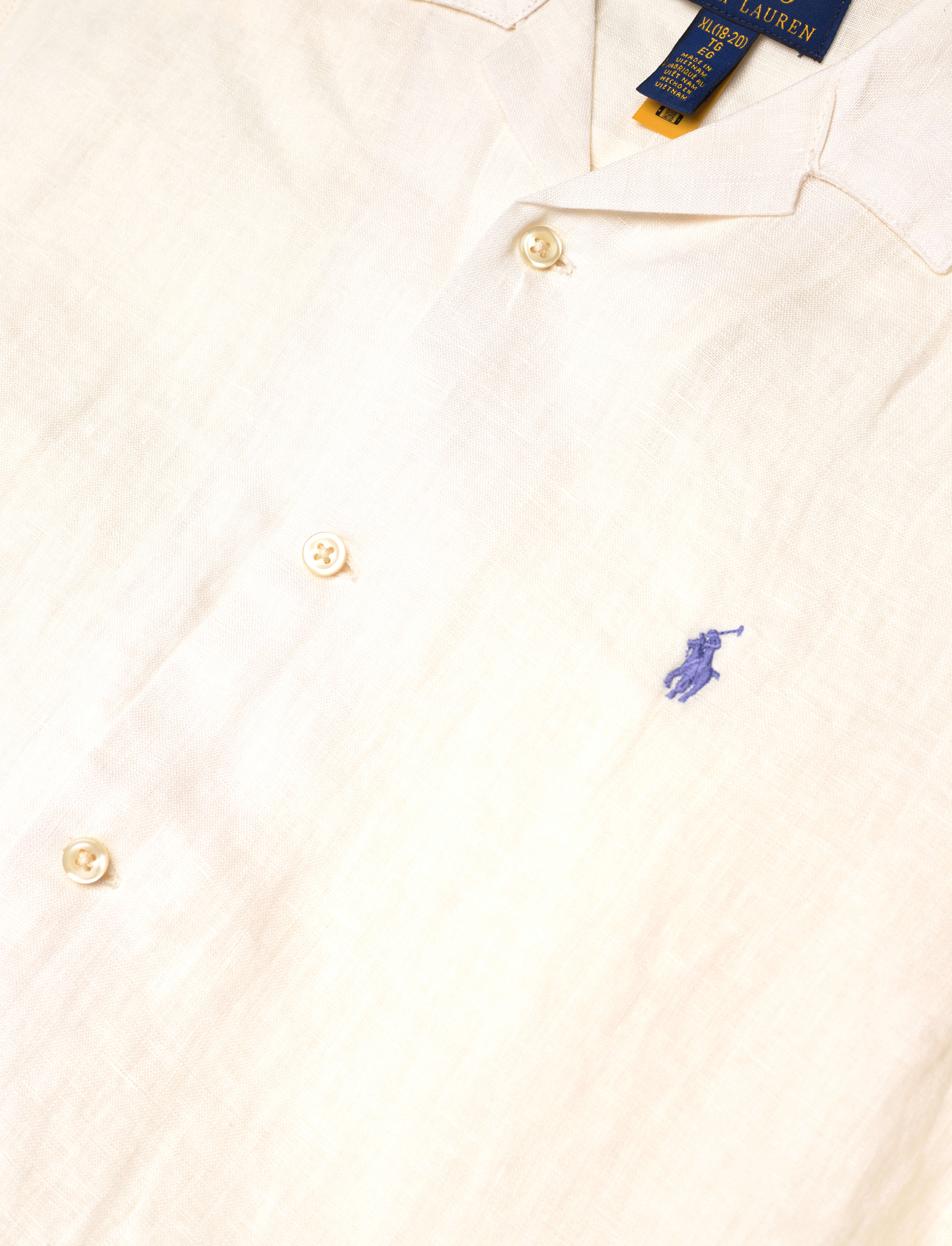 Ralph Lauren Kids - Linen Camp Shirt - short-sleeved shirts - nevis - 2