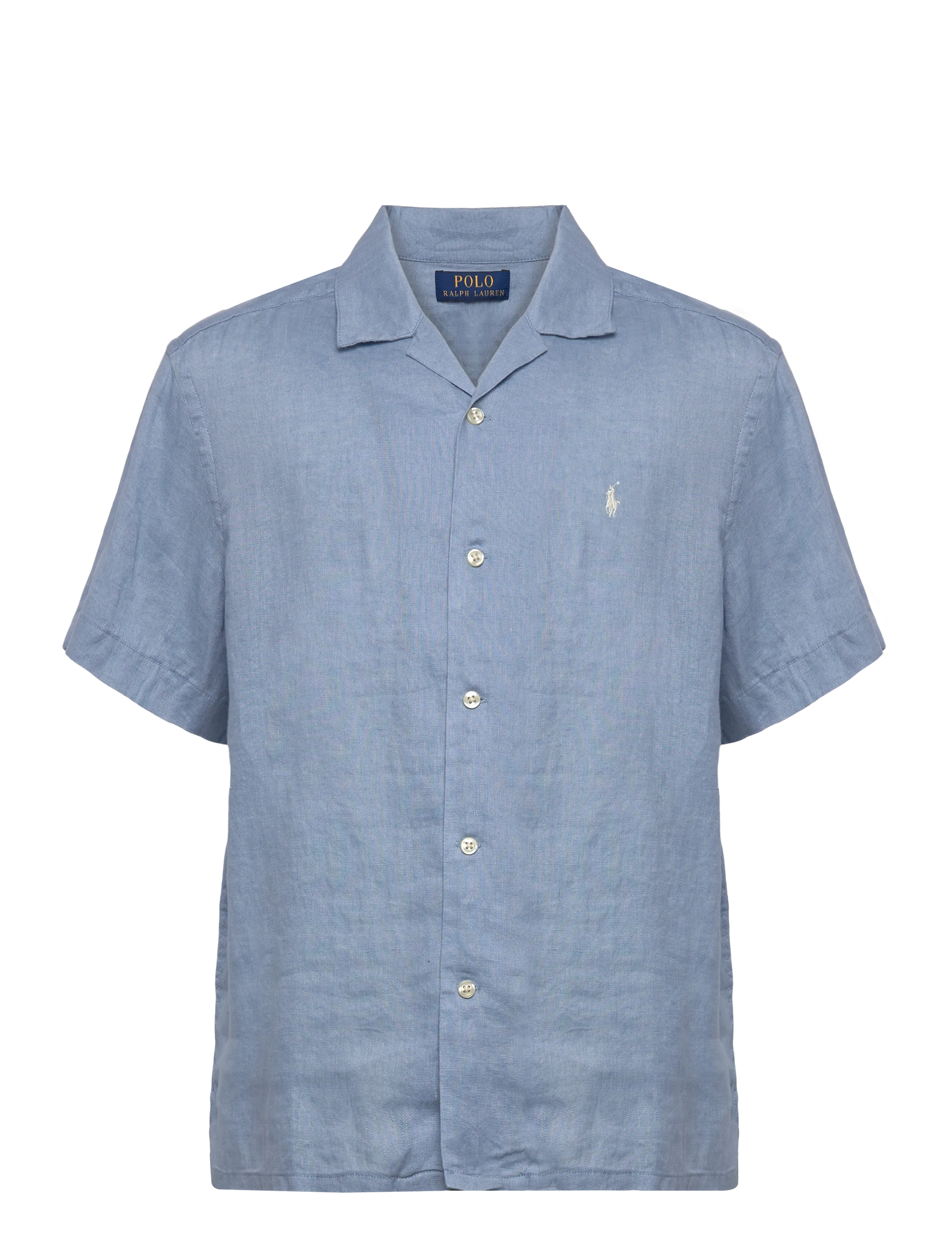 Ralph Lauren Kids Linen Camp Shirt - Skjorter - VESSEL BLUE / blue