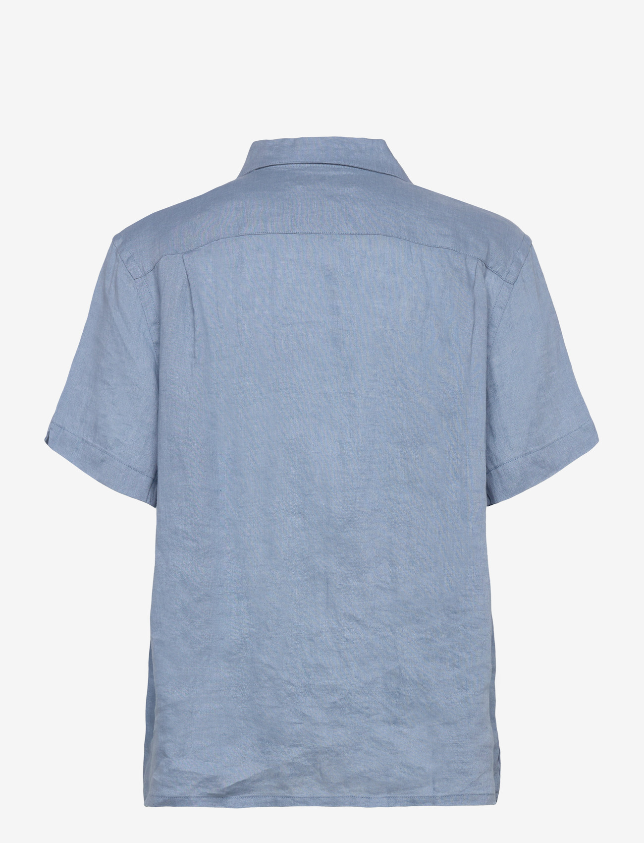 Ralph Lauren Kids - Linen Camp Shirt - kurzärmlige hemden - vessel blue - 1