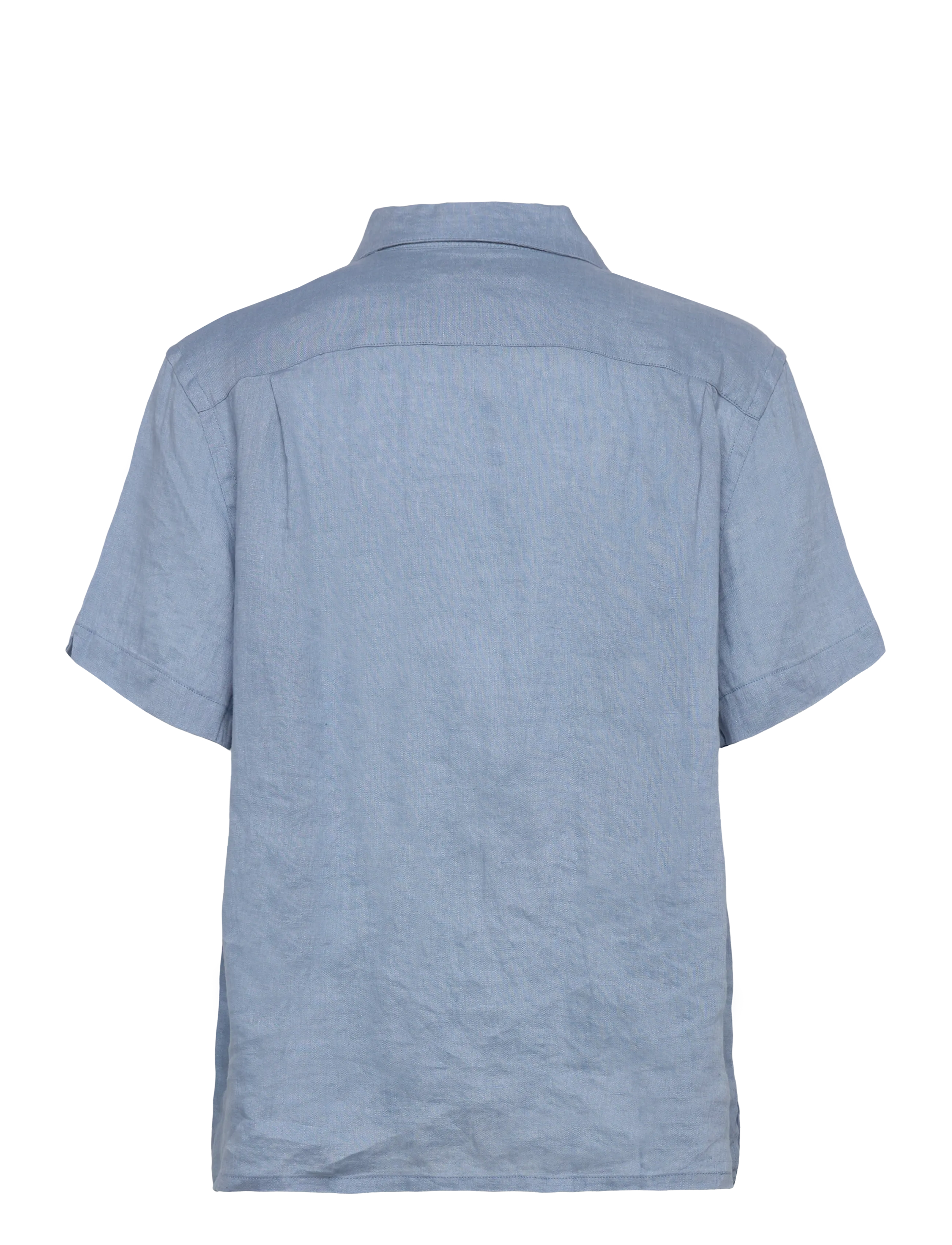 Ralph Lauren Kids - Linen Camp Shirt - chemises à manches courtes - vessel blue - 1