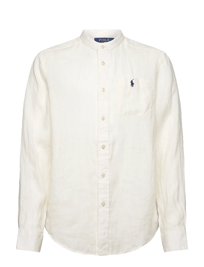 Ralph Lauren Kids - Linen Shirt - langærmede skjorter - nevis - 0