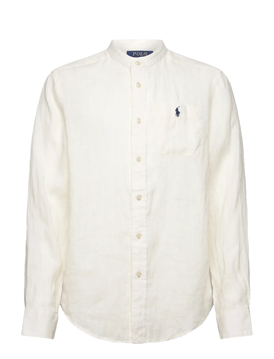 Ralph Lauren Kids - Linen Shirt - langærmede skjorter - nevis - 0