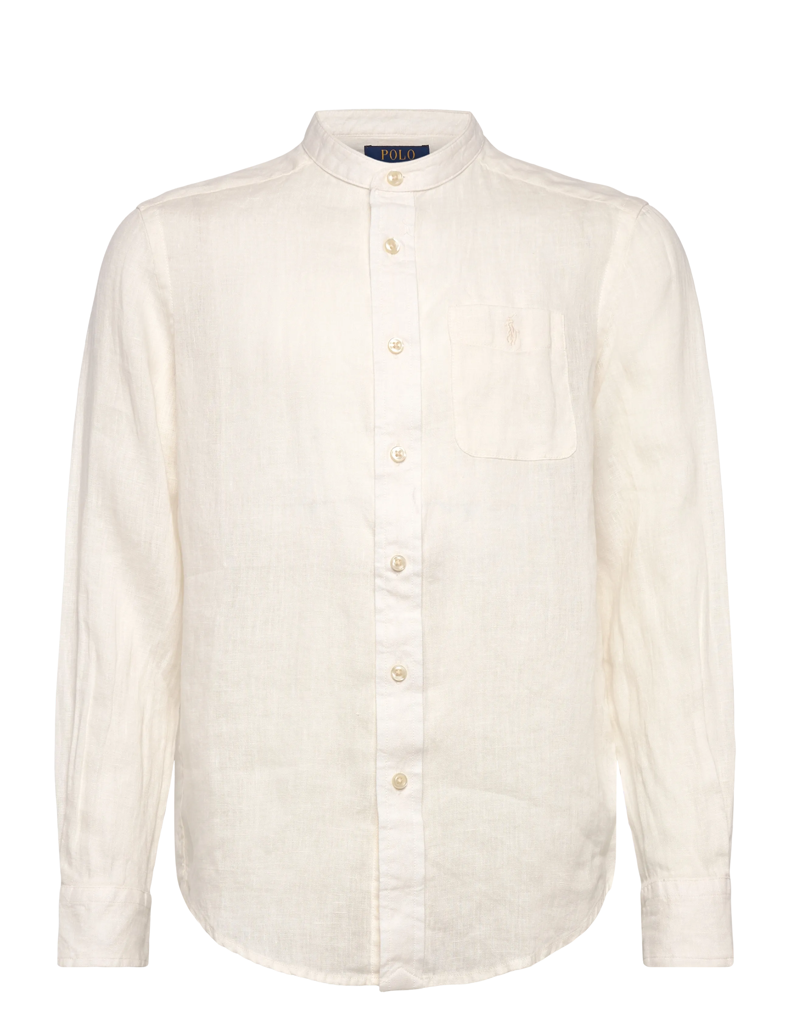Ralph Lauren Kids Linen Shirt - Riided - NEVIS/DTM PP / beige