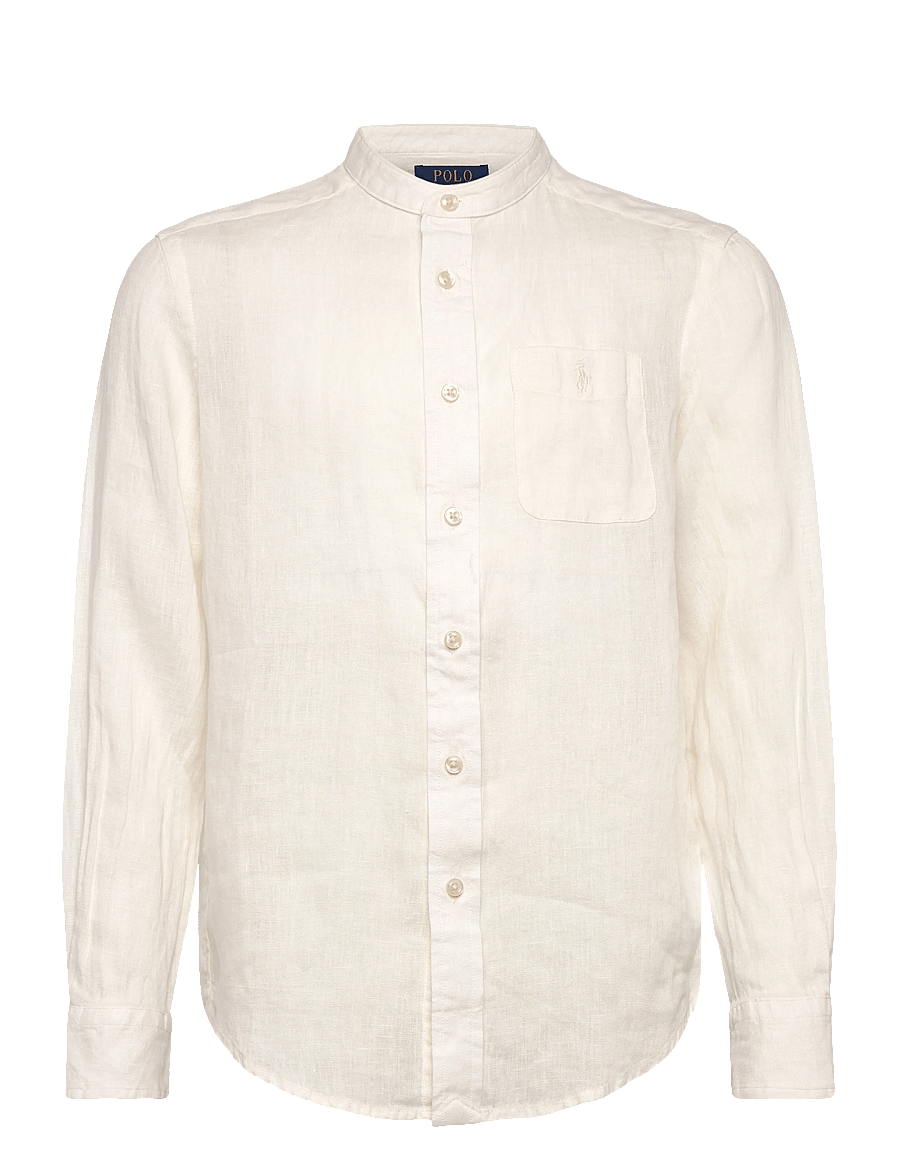 Ralph Lauren Kids - Linen Shirt - langärmlige hemden - nevis/dtm pp - 0