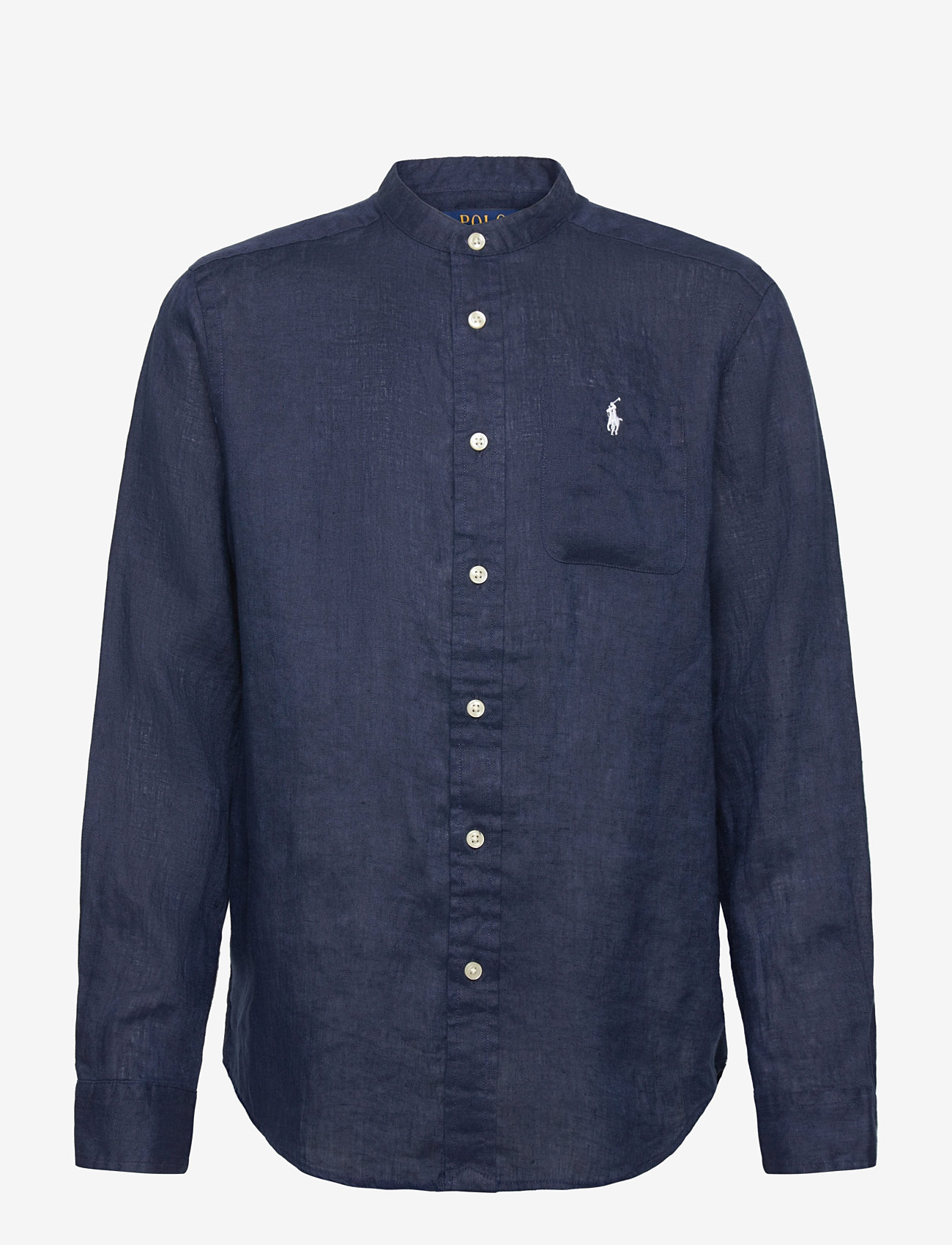 Ralph Lauren Kids - Linen Shirt - long-sleeved shirts - newport navy - 0