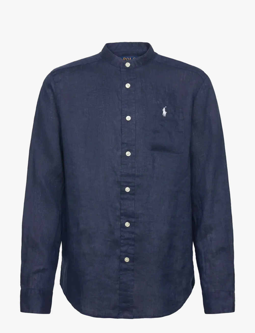Ralph Lauren Kids - Linen Shirt - långärmade skjortor - newport navy - 0