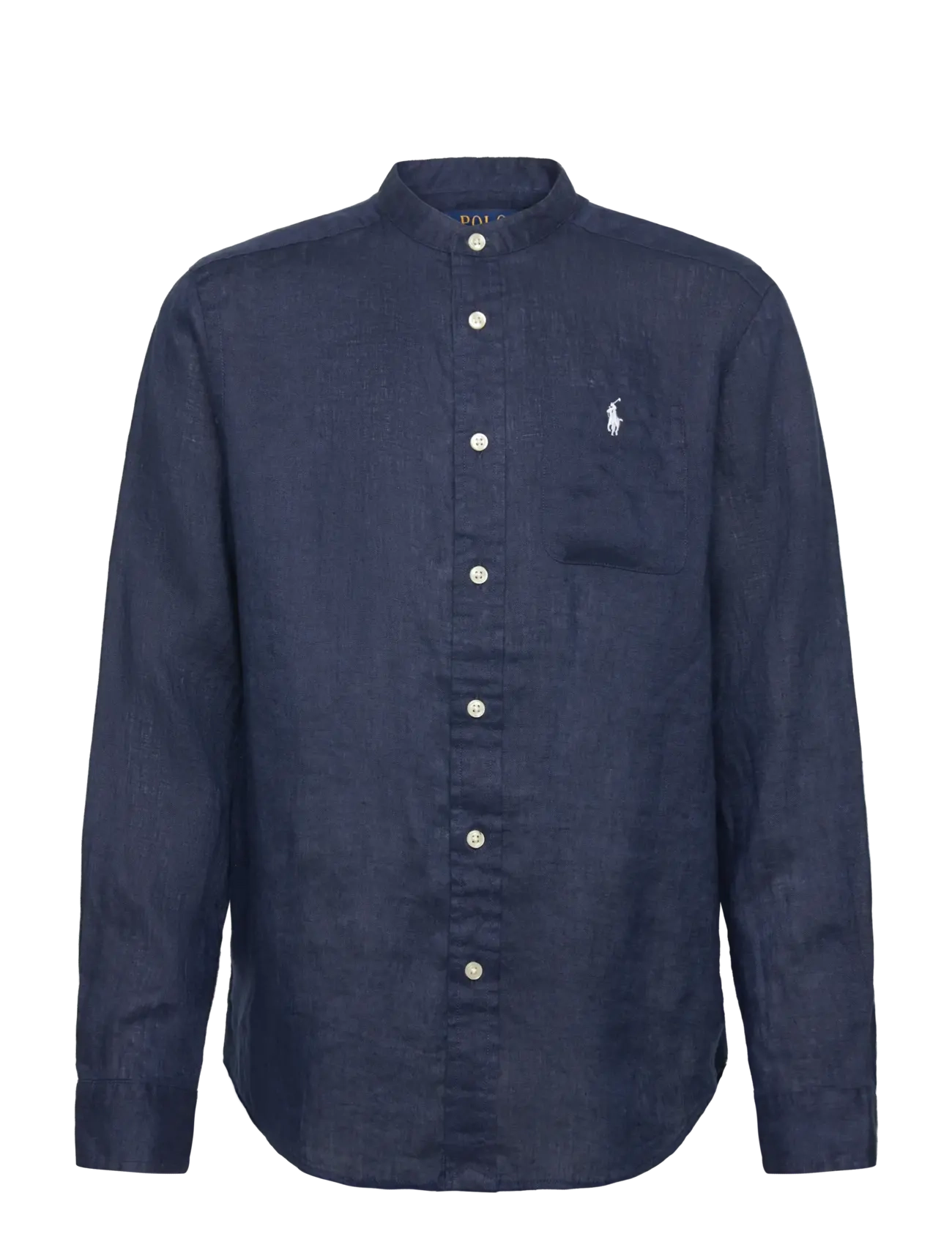 Ralph Lauren Kids - Linen Shirt - långärmade skjortor - newport navy - 0