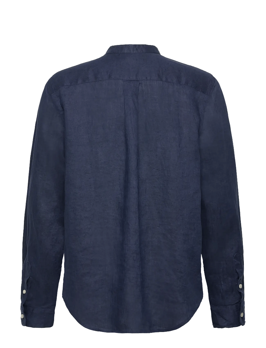 Ralph Lauren Kids - Linen Shirt - långärmade skjortor - newport navy - 1