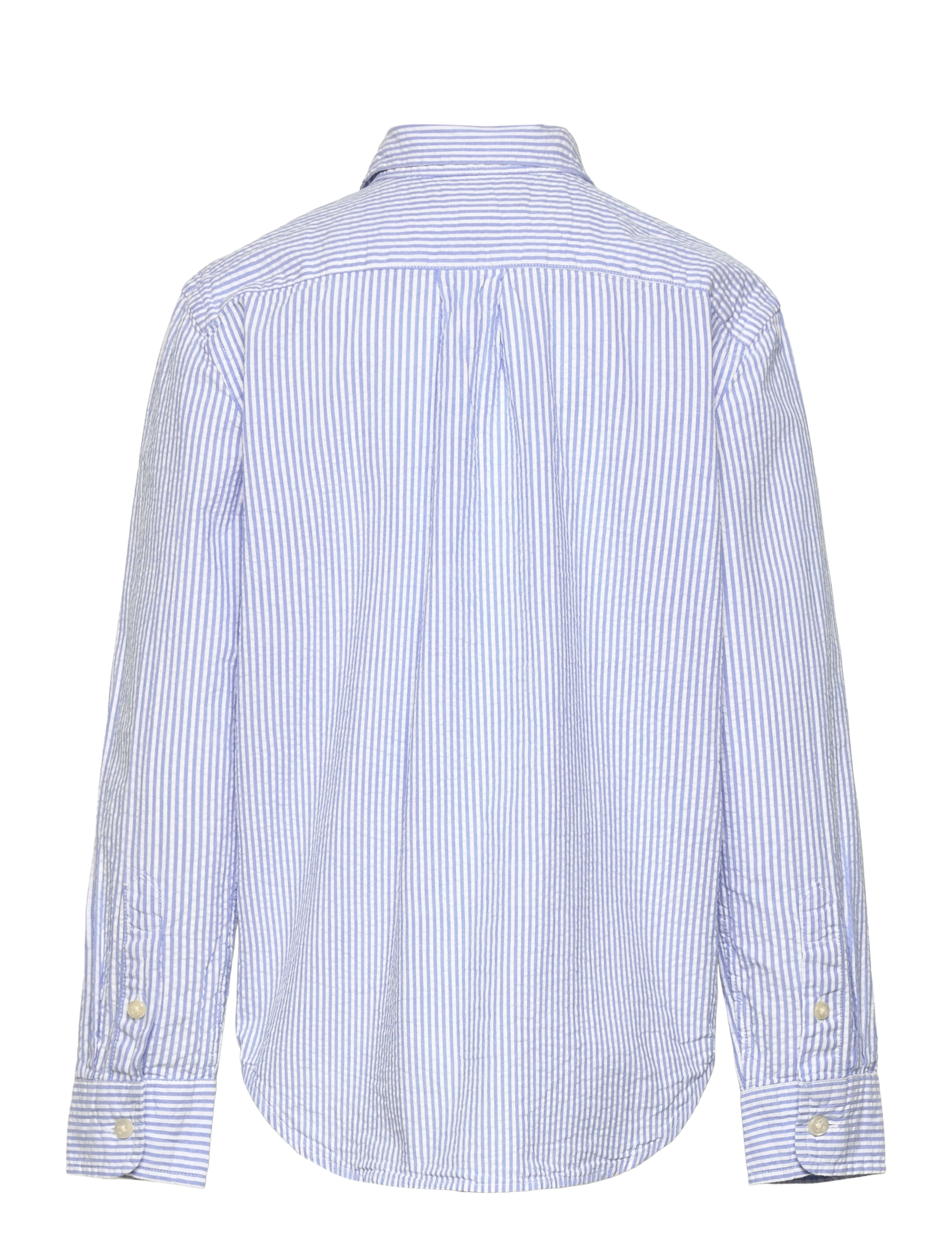 Ralph Lauren Kids - 40/1 SEERSUCKER-LS BD PPC-SI-SPS - #2604a blue/white - 1