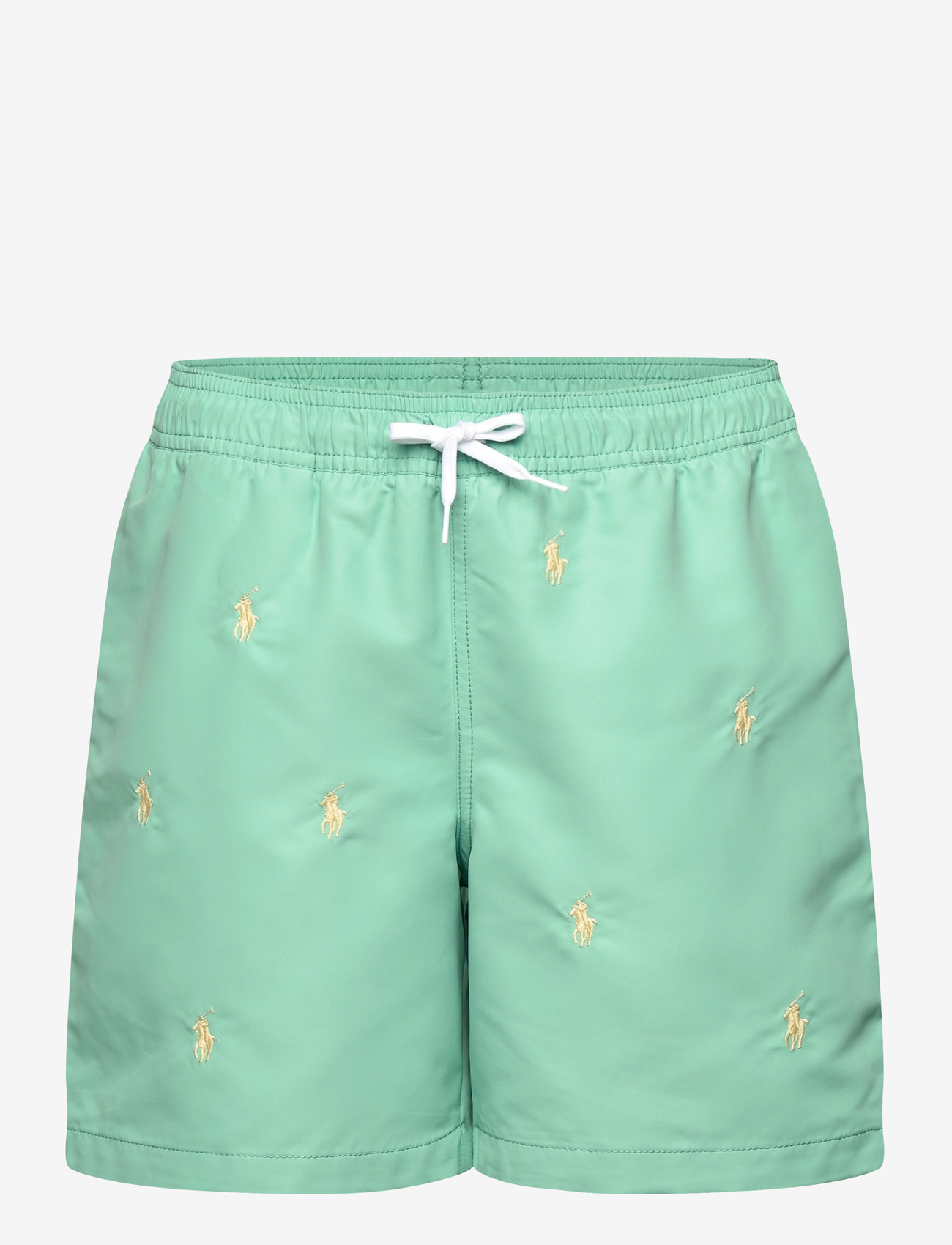 Ralph Lauren Kids - Traveler Polo Pony Swim Trunk - swimshorts - celadon - 0