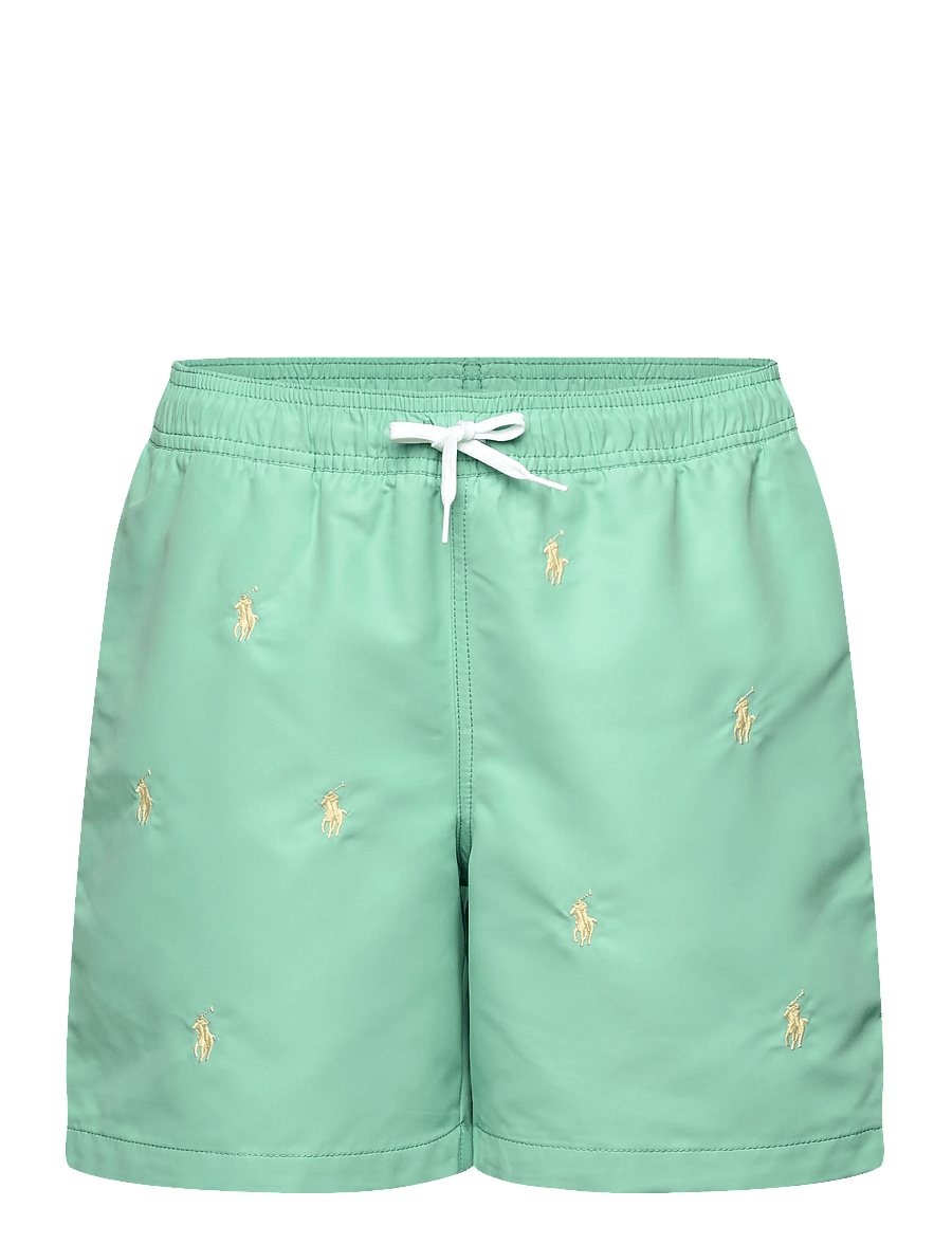Ralph Lauren Kids - Traveler Polo Pony Swim Trunk - badshorts - celadon - 0