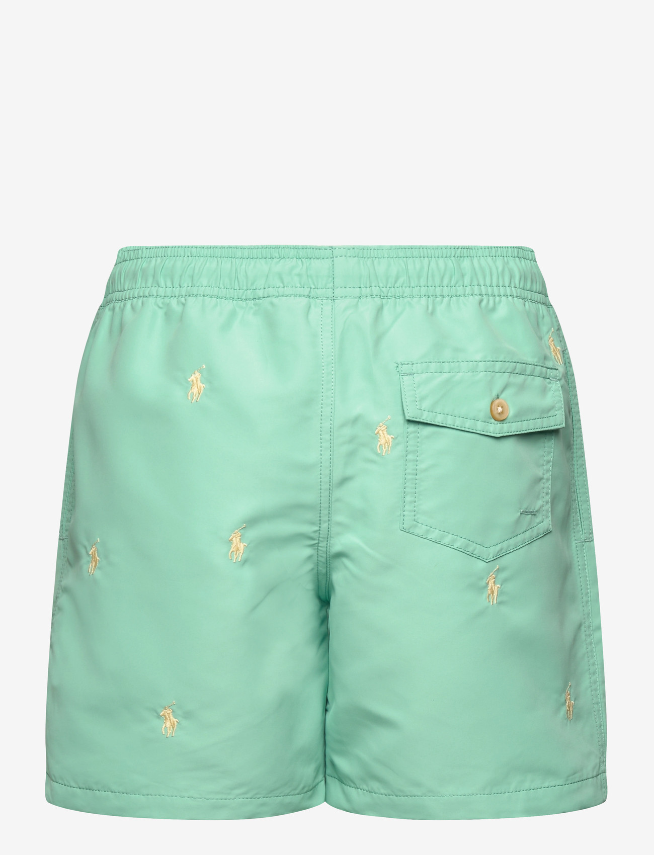 Ralph Lauren Kids - Traveler Polo Pony Swim Trunk - swimshorts - celadon - 1