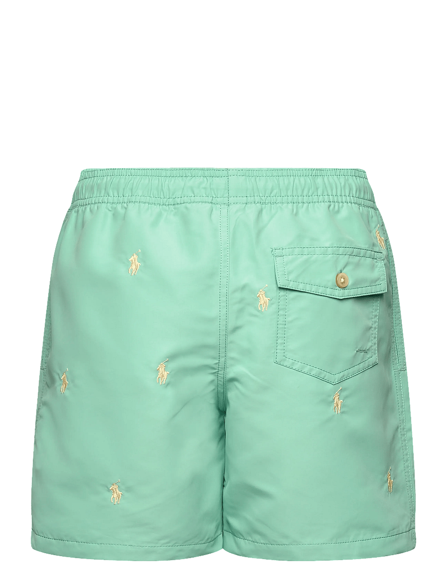Ralph Lauren Kids - Traveler Polo Pony Swim Trunk - badshorts - celadon - 1