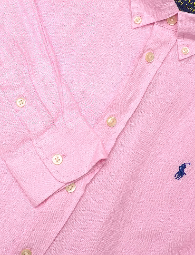 Ralph Lauren Kids - 17/1 PD LINEN V1-CLBDPPC-SI-SPS - langærmede skjorter - carmel pink - 2