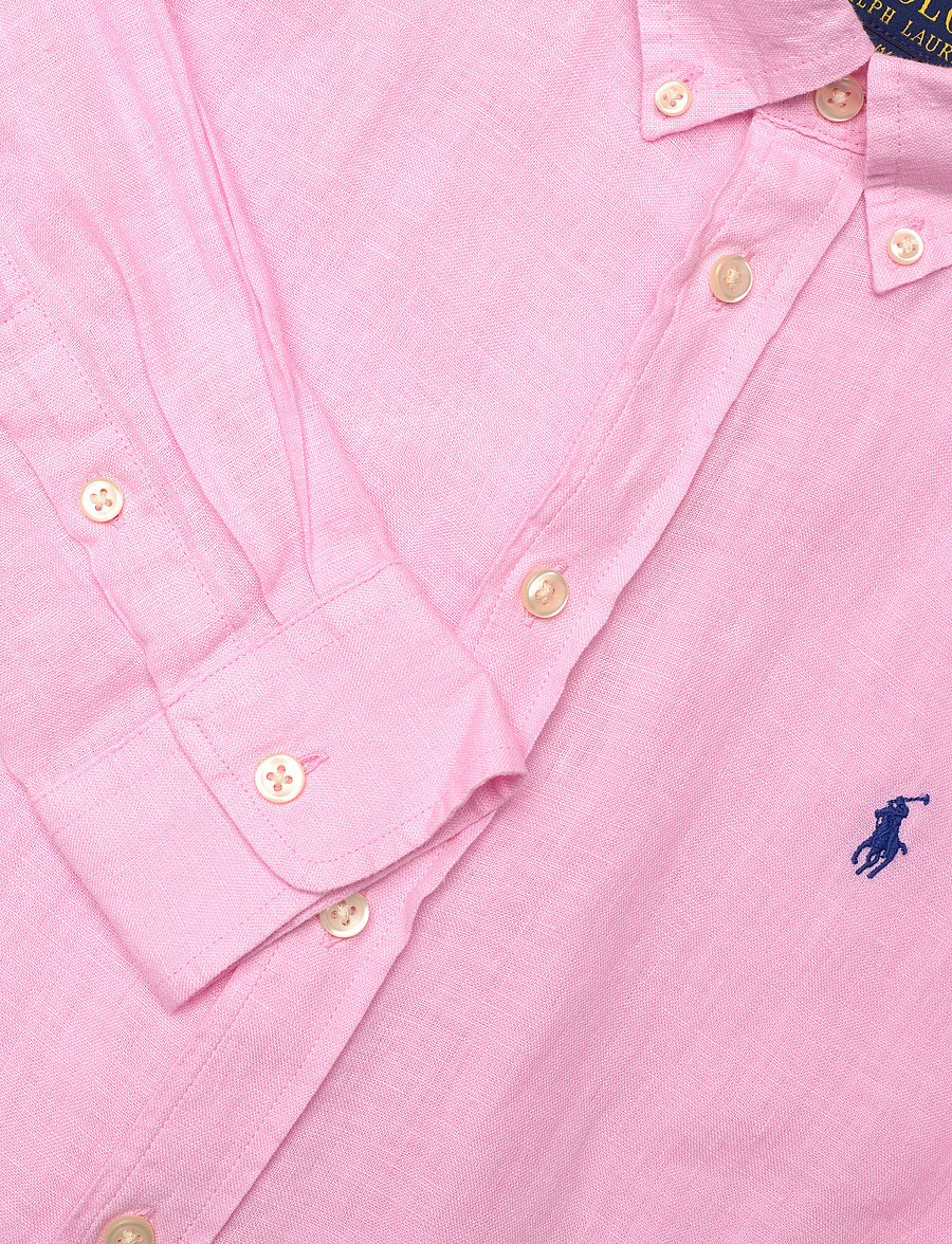 Ralph Lauren Kids - 17/1 PD LINEN V1-CLBDPPC-SI-SPS - chemises à manches longues - carmel pink - 5
