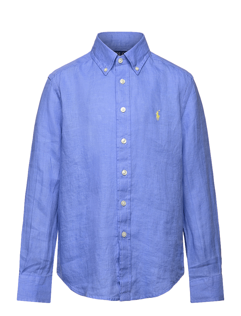 Ralph Lauren Kids - 17/1 PD LINEN V1-CLBDPPC-SI-SPS - langærmede skjorter - harbor island blu - 0