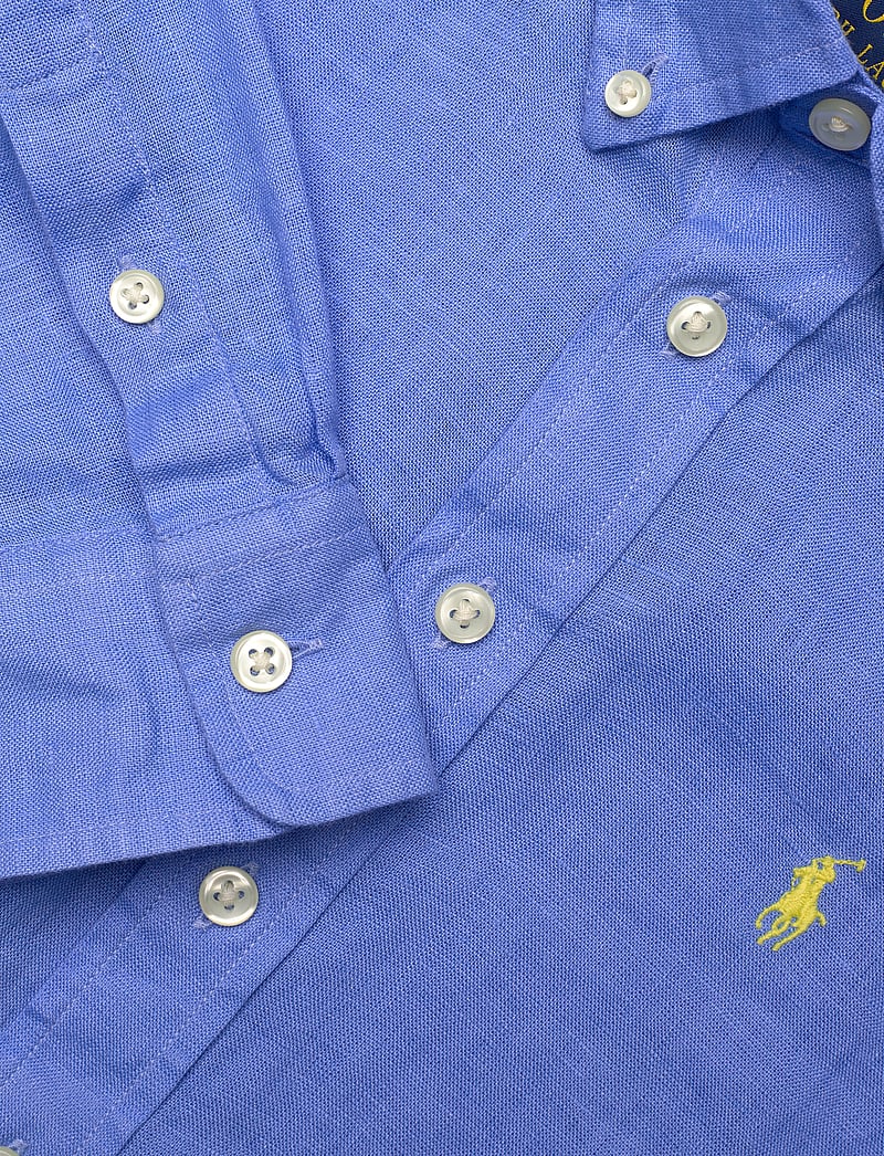 Ralph Lauren Kids - 17/1 PD LINEN V1-CLBDPPC-SI-SPS - langærmede skjorter - harbor island blu - 2