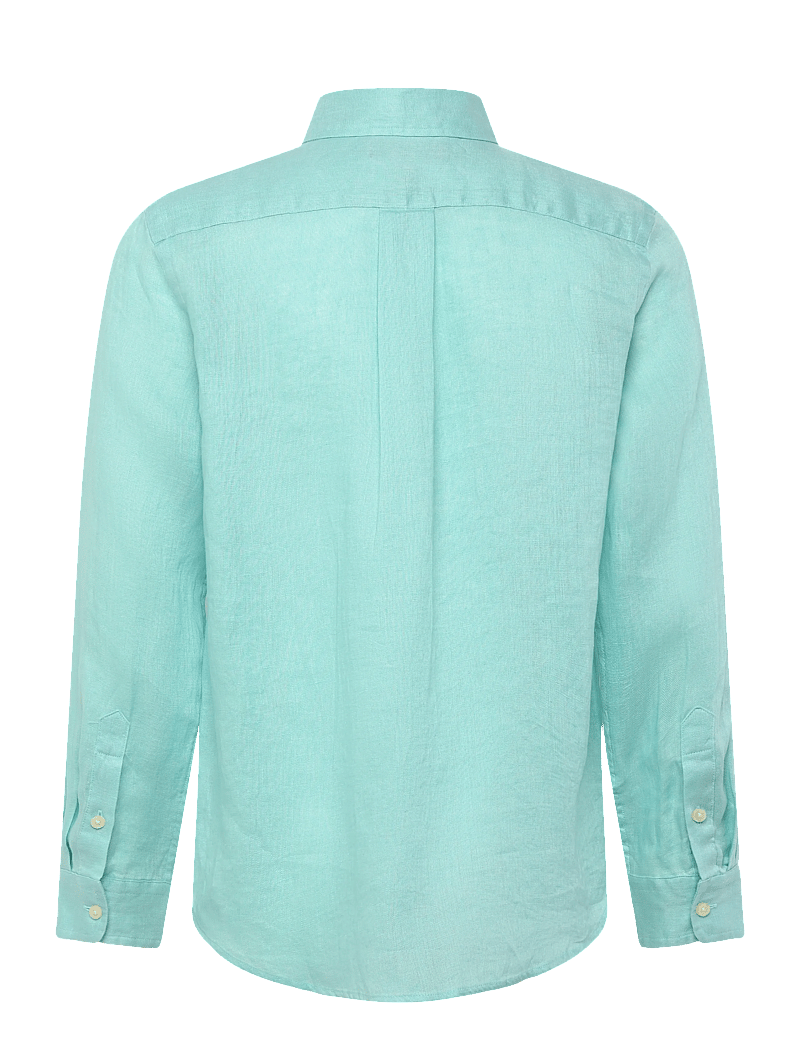 Ralph Lauren Kids - 17/1 PD LINEN V1-CLBDPPC-SI-SPS - langærmede skjorter - parakeet - 1