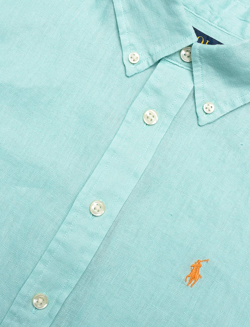 Ralph Lauren Kids - 17/1 PD LINEN V1-CLBDPPC-SI-SPS - langærmede skjorter - parakeet - 2