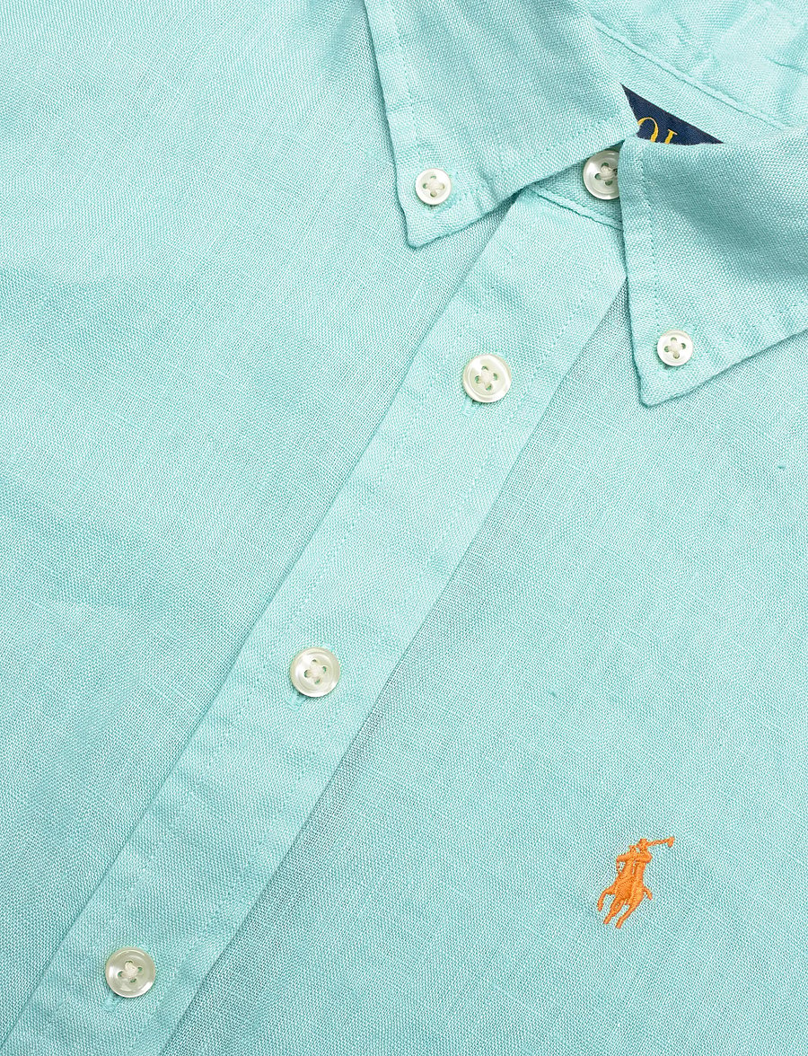 Ralph Lauren Kids - 17/1 PD LINEN V1-CLBDPPC-SI-SPS - pikkade varrukatega särgid - parakeet - 2