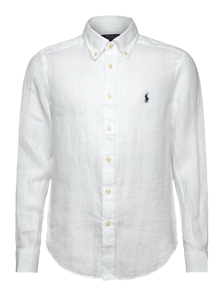 Ralph Lauren Kids - 17/1 PD LINEN V1-CLBDPPC-SI-SPS - chemises à manches longues - white - 0