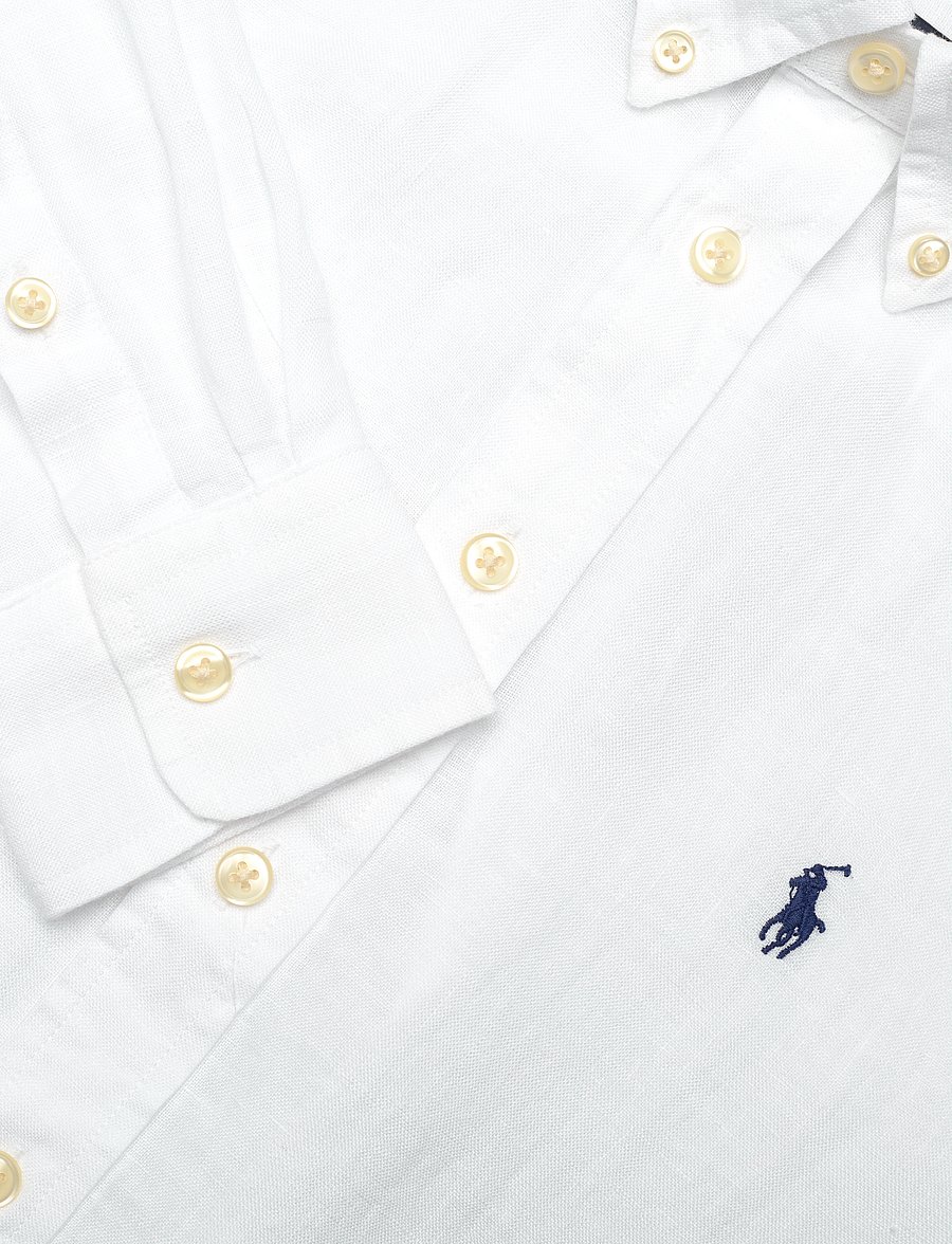 Ralph Lauren Kids - 17/1 PD LINEN V1-CLBDPPC-SI-SPS - chemises à manches longues - white - 2