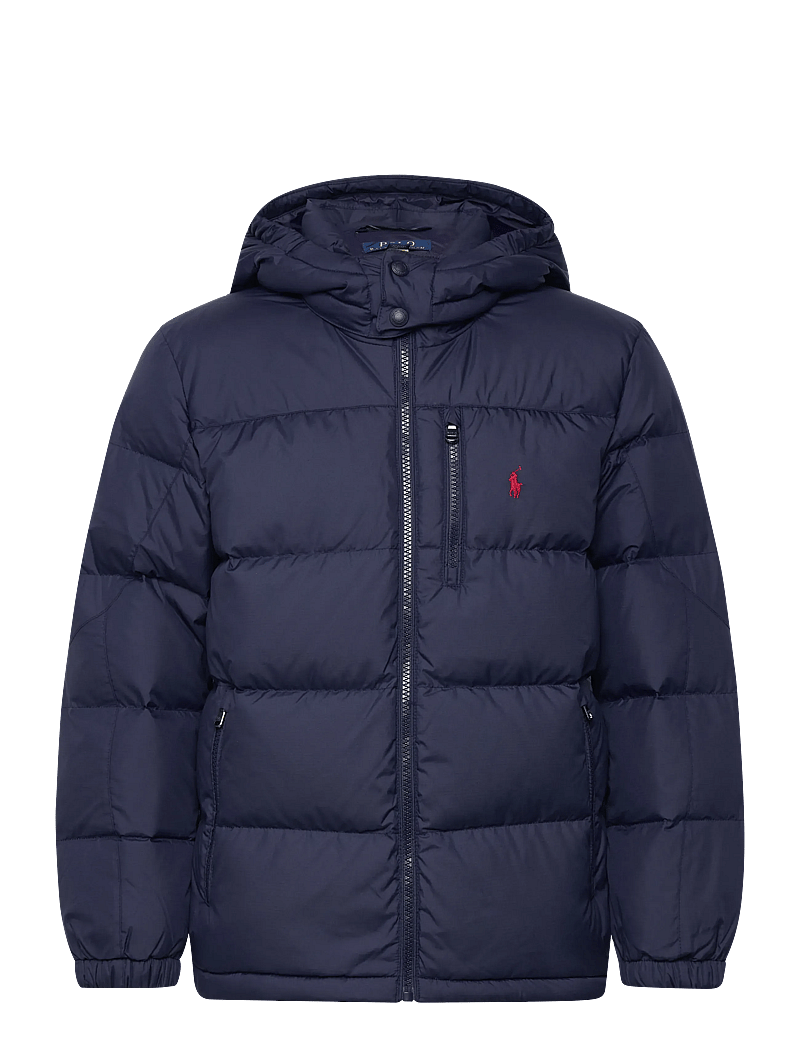 Ralph Lauren Kids - Ripstop Down Hooded Jacket - talvejope - newport navy - 0