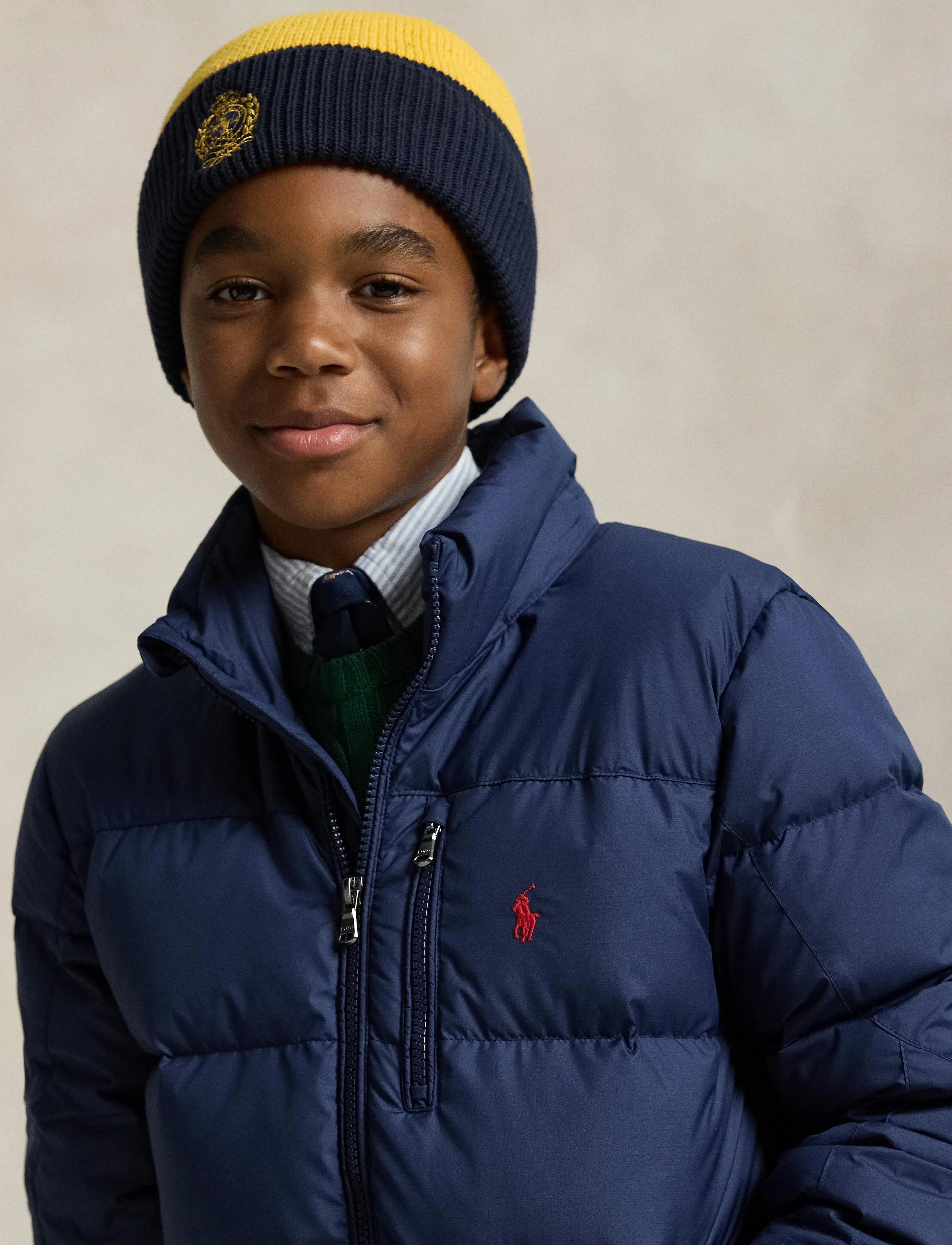 Ralph Lauren Kids - RECYCLED NYLON-DOWN JKT-OW-BOM - talvitakki - newport navy - 2