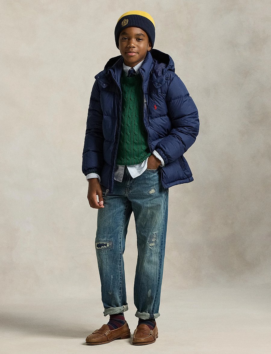 Ralph Lauren Kids - RECYCLED NYLON-DOWN JKT-OW-BOM - talvitakki - newport navy - 4