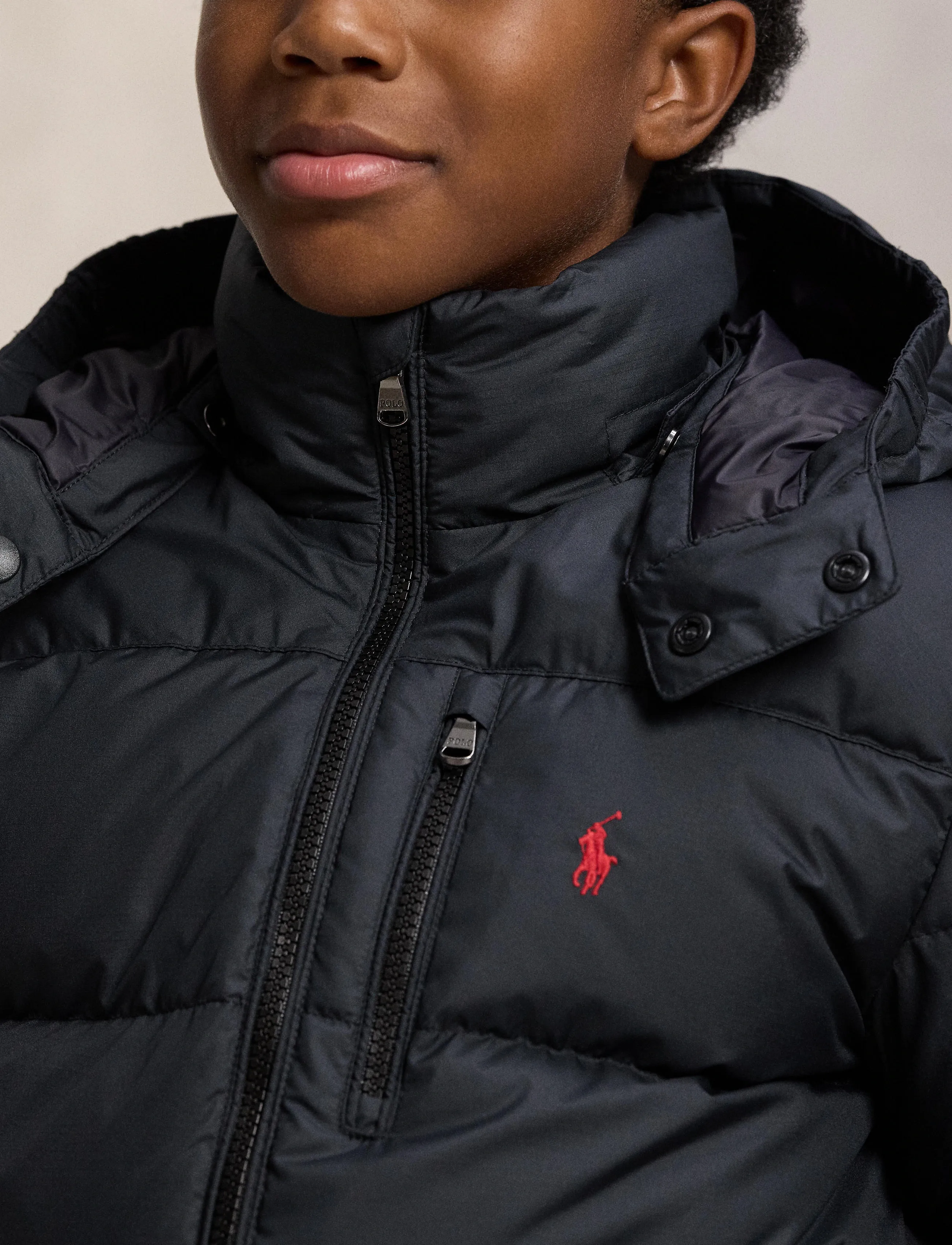 Ralph Lauren Kids - RECYCLED NYLON-DOWN JKT-OW-BOM - vetrarjakkar - polo black - 2