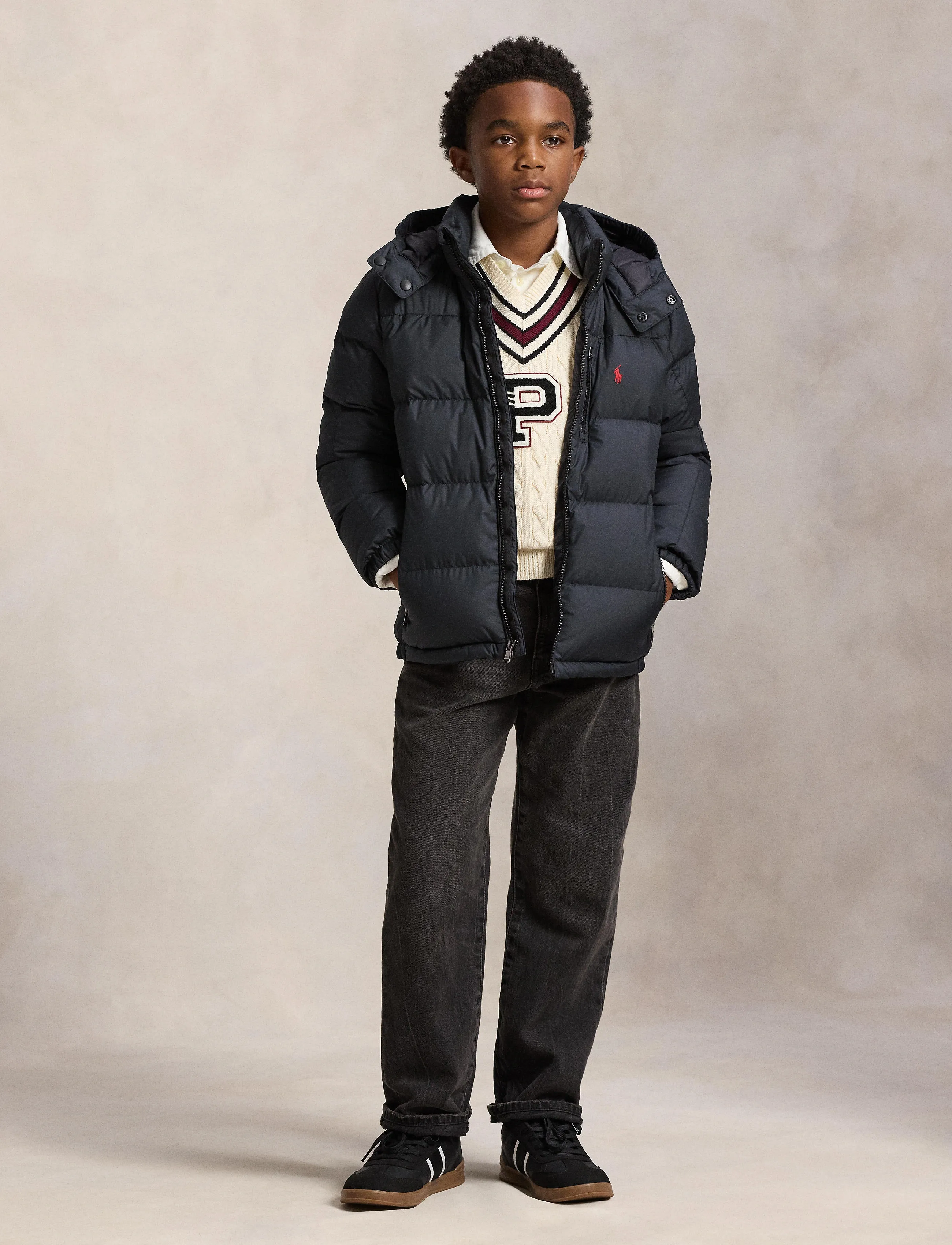 Ralph Lauren Kids - RECYCLED NYLON-DOWN JKT-OW-BOM - vetrarjakkar - polo black - 4