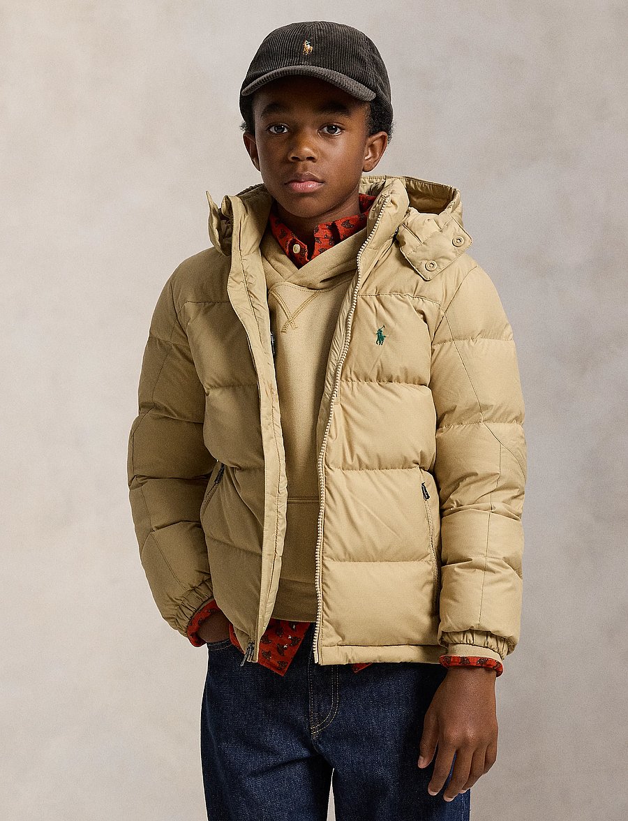 Ralph Lauren Kids - The Gorham Down Hooded Jacket - winterjacke - vintage khaki - 2